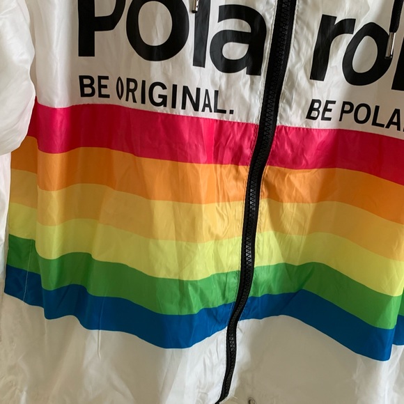 retro POLAROID windbreaker rainbow - Picture 3 of 16